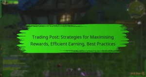 Trading Post: Strategies for Maximising Rewards, Efficient Earning, Best Practices