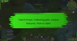 Twitch Drops: Collecting pets, Unique features, How to claim