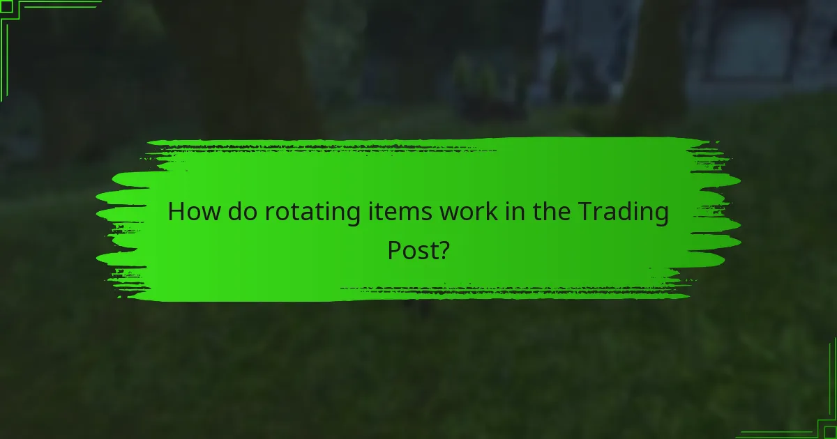 What special events are associated with the Trading Post?
