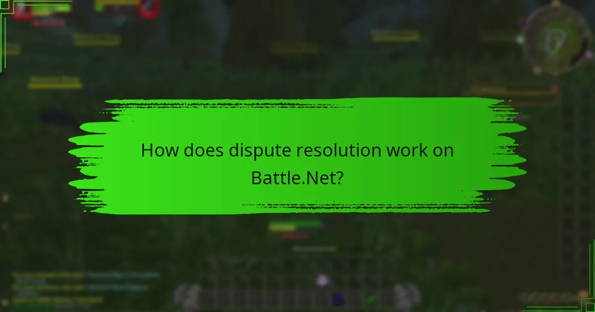 How does dispute resolution work on Battle.Net?