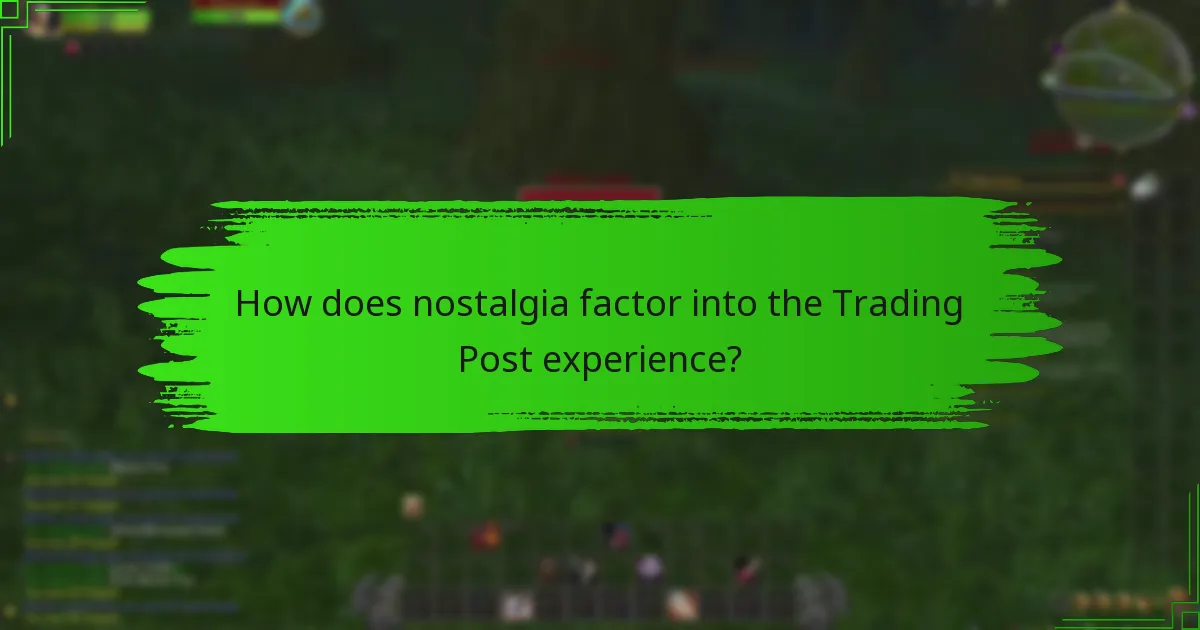 Which past items were available in the Trading Post?