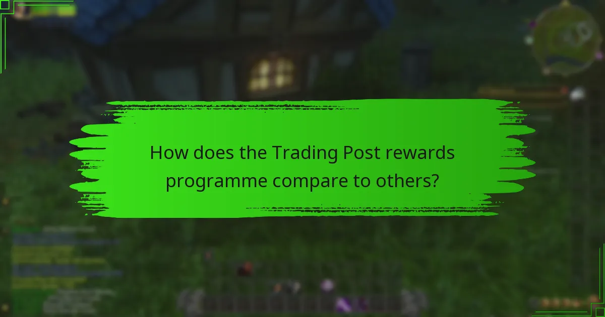What are the different reward tiers in the Trading Post?