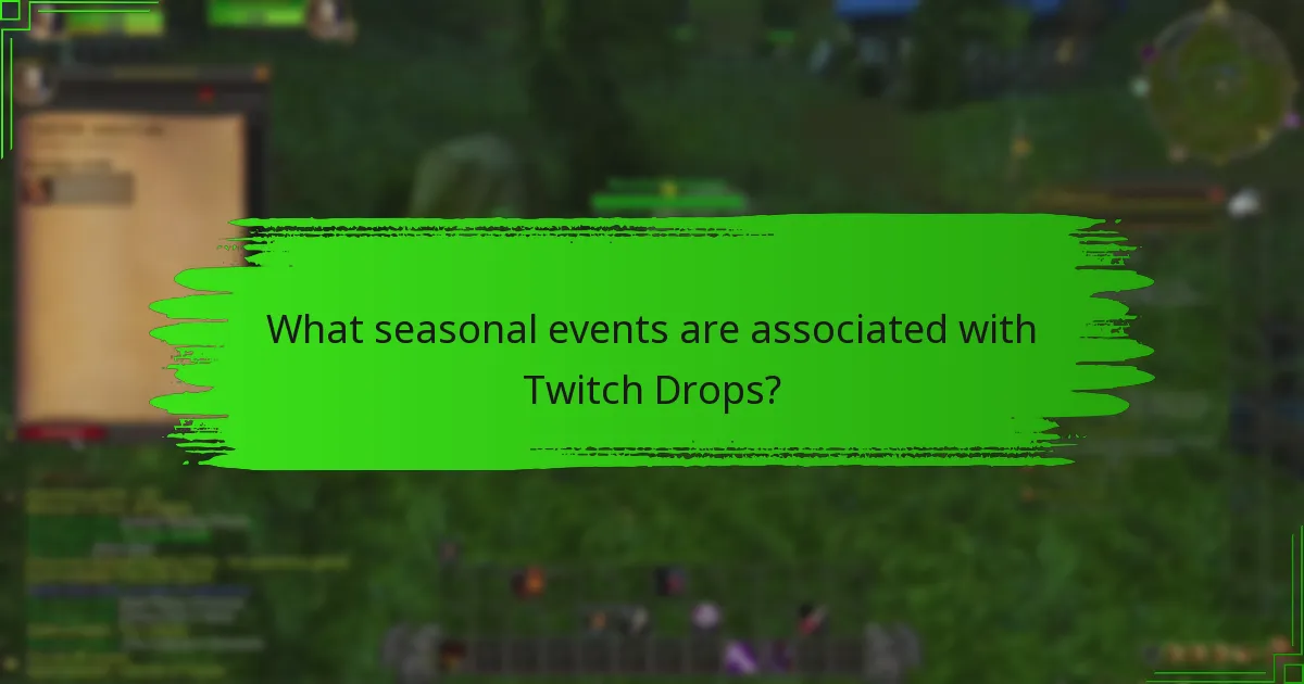 How can you participate in Twitch Drops events?